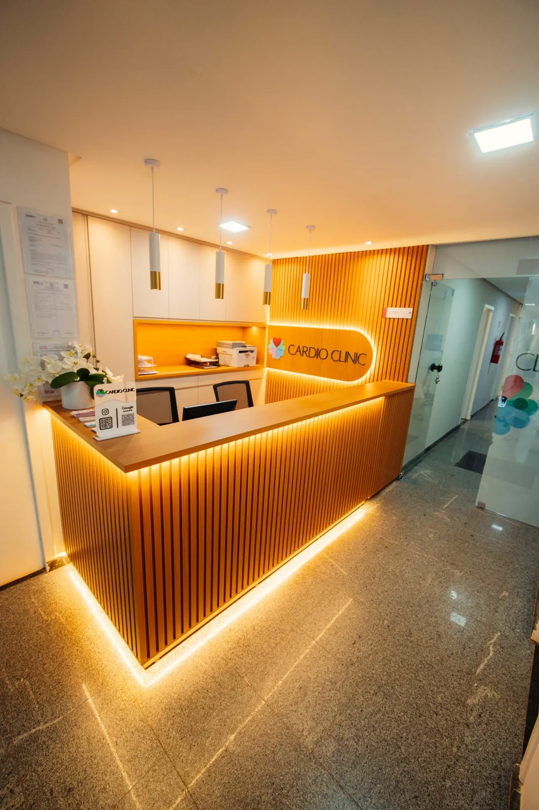 Recepção da CardioClinic