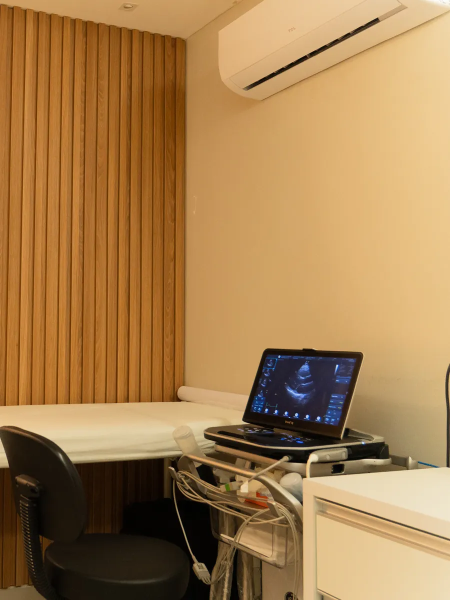 Sala de exames de imagem da CardioClinic